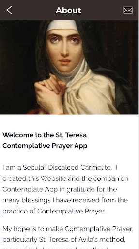 St Teresa Contemplative Prayer Screen 3