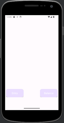 Android application SimpleLedger screenshort