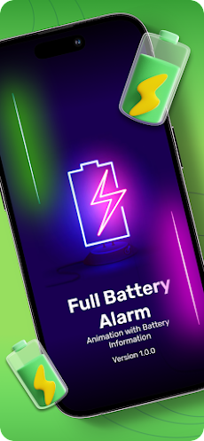 100% Full Battery Charge Alarmのおすすめ画像1