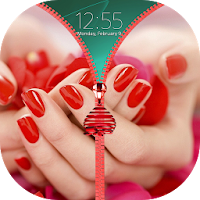 Romantic Zipper Lock Screen