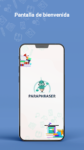 Captura 1 Parafrasear :Paráfrasis Textos android