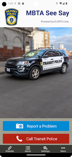 Android application MBTA See Say screenshort