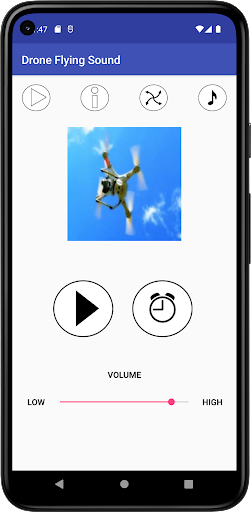 Android application Drone Flying Sound screenshort