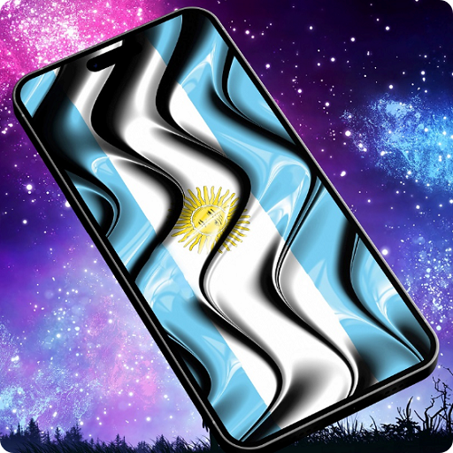 Argentina Flag Wallpaper logo