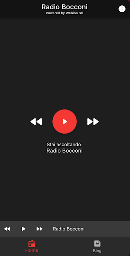 Android application Radio Bocconi screenshort