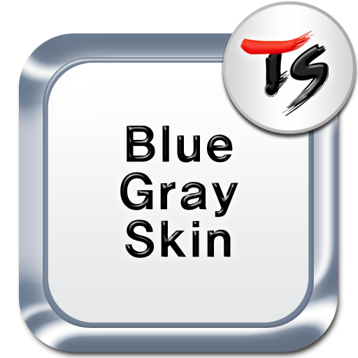 Blue Gray Skin for TS Keyboard logo