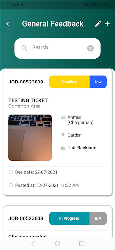 Imttech Imaintain Demo Screen 3