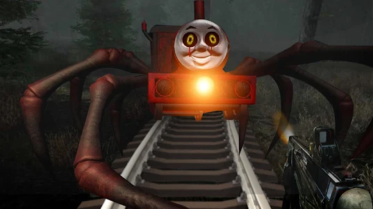 Scary spider train juegoterror