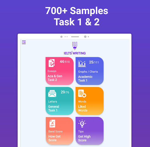 Screenshot of IELTS® Writing : Essays & Test