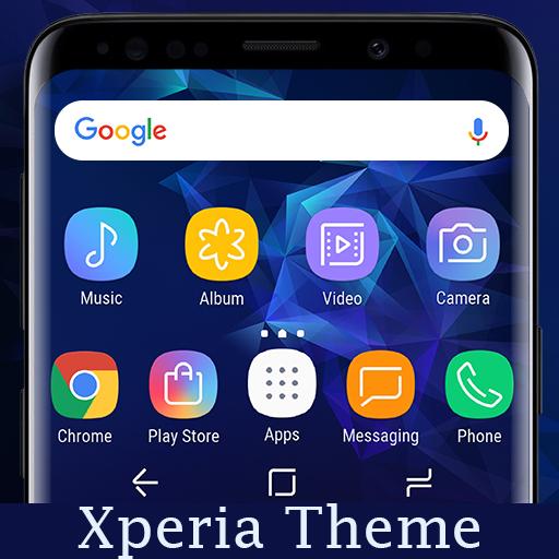 Galaxy S9 blue | Xperia™ Theme  Icon