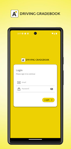 Android application Driving GradeBook screenshort