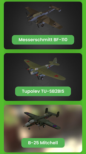 WW2 Bombers - AR Course Screen 3