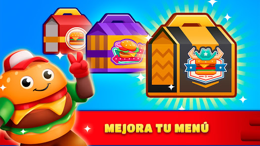 Captura de Pantalla 2 Idle Burger Empire Tycoon—Game android