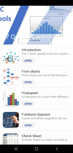 Android application 7 Quality Control Tools screenshort