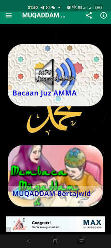 Muqaddam Lengkap & Tajwid Screenshot 1 - AppWisp.com