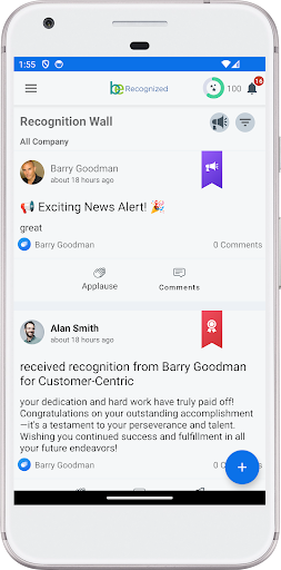 Be Recognized Screen 2