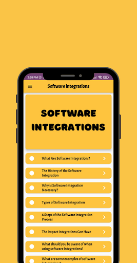 Software Integrations Screen 3