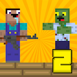 Noob vs zombie 2: Shooting Game 2021 icon