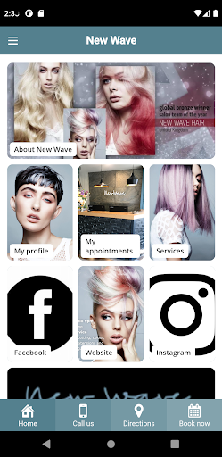 Android application New Wave Hair screenshort