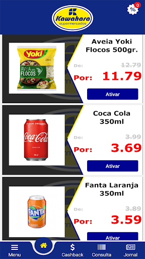 Kawahara Supermercados Screen 3