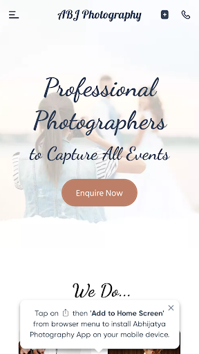 Abhijatya Photography Screen 2