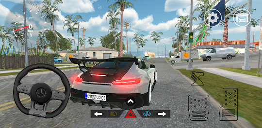 AMG GTR Drift & Park Simulator