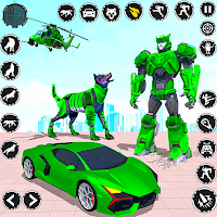 Wolf Robot преобразовывали - Робот Игры автомобиля