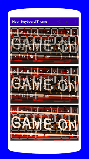 Aesthetic Neon Keyboard Theme