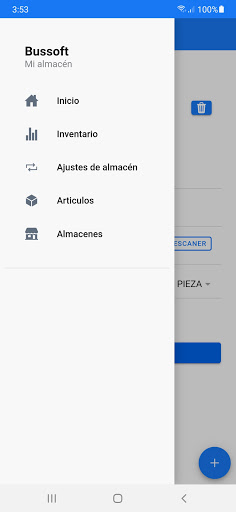 Android application Mi almacén - Inventario fácil screenshort