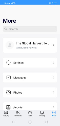 Android application The Global Harvest screenshort