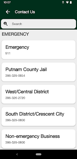 Putnam County Sheriff FL Screen 2
