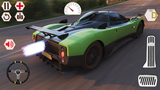 Android application Simulator Pagani Zonda Cinque screenshort