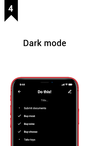تطبيق Simple to-do and grocery list! برو3
