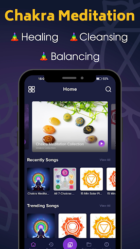 Android application Cleansing Chakra Meditation screenshort