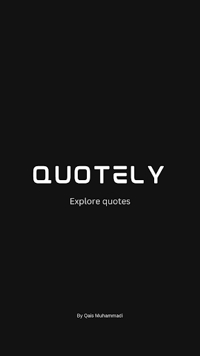 Android application Quotely - Random Quotes screenshort