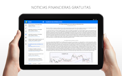MetaTrader 4 Zrzut ekranu handlu na rynku Forex
