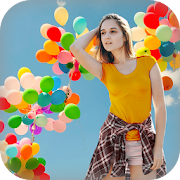 Balloon Camera Blur Maker : square fit foto size