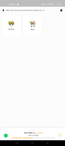 Android application AorderZone screenshort
