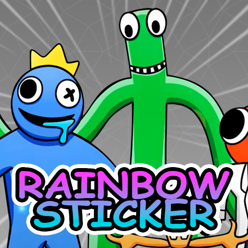 Green Rainbow Friends Sticker