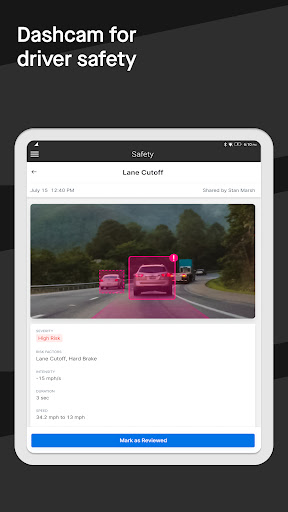 Screenshot of Motive Driver