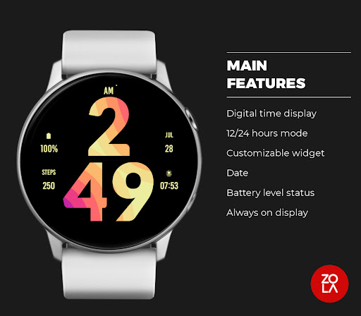 Big Happy Watch Face Screen 2
