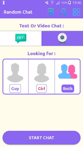 Android application Video Chat: Meet Random People screenshort