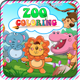 Zoo Animals Coloring Games icon