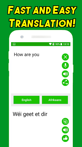 Android application Luxembourgish Translator screenshort