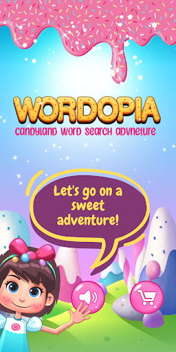 Android application Wordopia: Candy Word Search screenshort