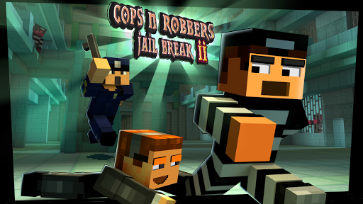 Cops N Robbers: 3D Pixel Prison Games 2 screen 1