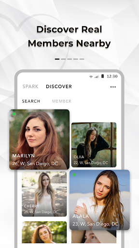 Android application SDM: Sweet & Discreet Meet screenshort