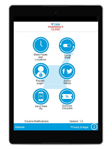 Tibb Pharmacy Clinic Screen 2