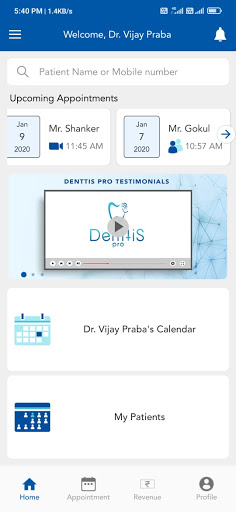 Android application Denttis Pro - For Doctors screenshort
