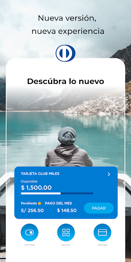 Android application Diners Club Perú screenshort